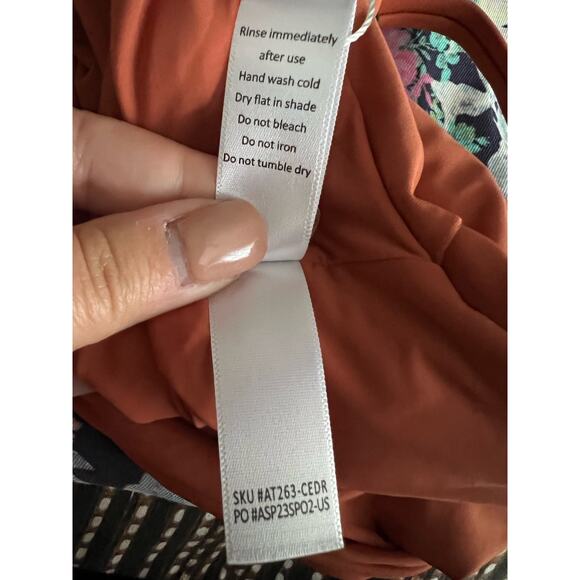 NWT Andie Women's The Symi Swim Bikini Top Adjustable Straps Cedar Size XXL - Picture 11 of 11